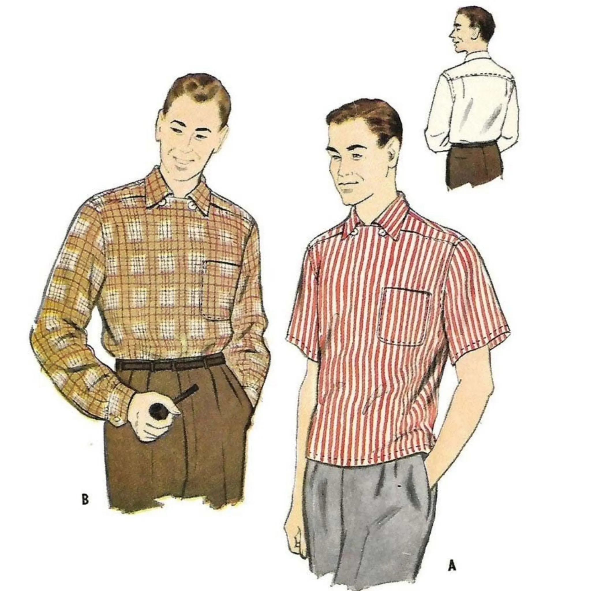 دوخت پیراهن مردانه